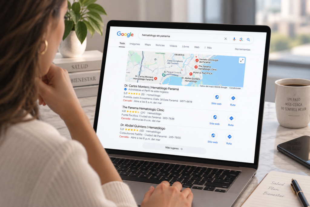 Estrategia SEO para mejorar la visibilidad de médicos en Google